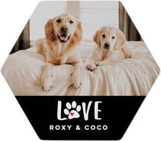 Magnets: Fur Baby Love Metal Magnet, 4, Black