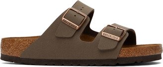 Brown Regular Birkibuc Arizona Sandals