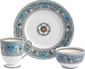 Florentine Turquoise 3-Piece Dinnerware Set