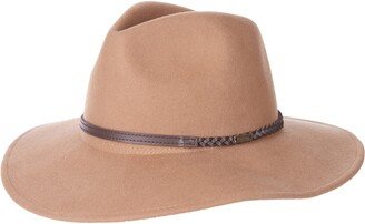 Leather Braid Wool Fedora