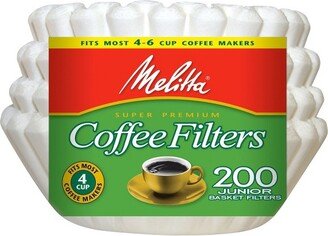 4-6cup White Coffee Filters 200ct