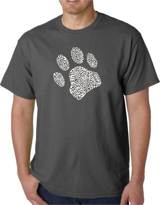 Men's Word Art T-Shirt - Dog Paw