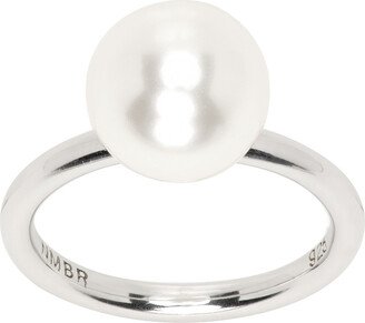 Silver #9401 Pearl Ring