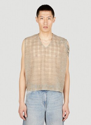 Double Lock Vest - Man Knitwear Beige It - 48