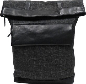 Recycled Polyester & Leather Trim Backpack