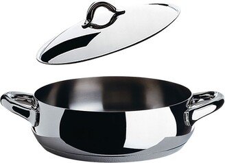 Low Stainless Steel Casserole Pot (28cm)