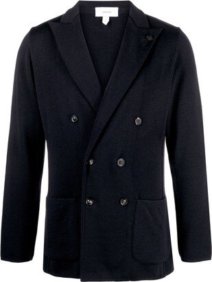 Double-Breasted Wool Blazer-BD