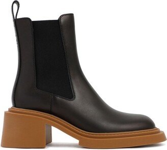 Heeled Slip-On Chelsea Boots