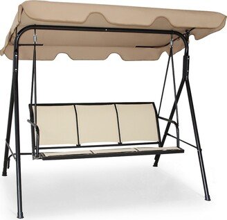 Outdoor Patio Swing Canopy 3 Person Canopy Swing Chair Patio