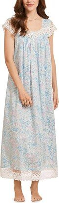 Cap Sleeve Waltz Gown (Impression Floral) Women's Pajama