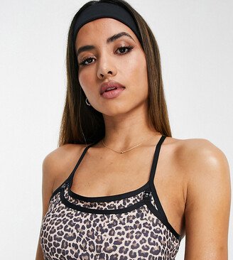 Mamalicious Maternity nursing active sports bra in leopard - part of a set