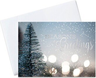 CEO Cards Holiday Foil Printed Greeting Cards Box Set of 25 Cards & 26 Envelopes - H1701