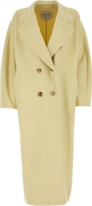 Pastel Yellow Wool Blend Aia Coat