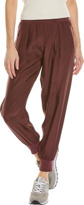 Fringe Silk Pull-On Pant