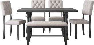 6-Piece Dining Table and Chair Set