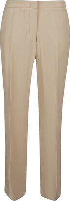 High-Waist Straight-Leg Tailored Trousers-AF
