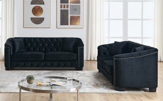 Sunmory Mid Century Modern 3-seater + 3-seater Combination Sofa Modular Sectional Sofa-AA