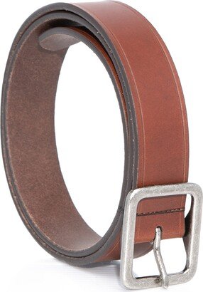 35mm Center Buckle Leather Belt