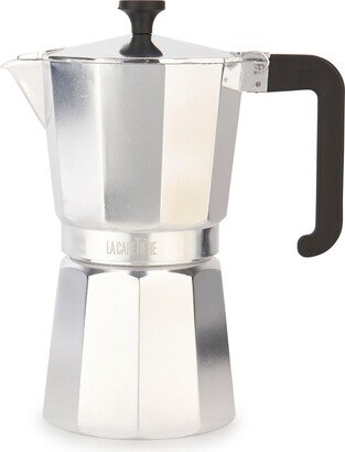 Venice Aluminium Espresso Maker, Silver, 9 cup