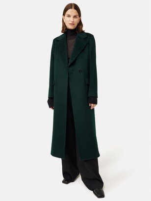 Pure Brushed Wool Maxi City Coat