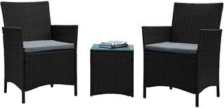Imperia Patio 2-Person Seating Group With End Table