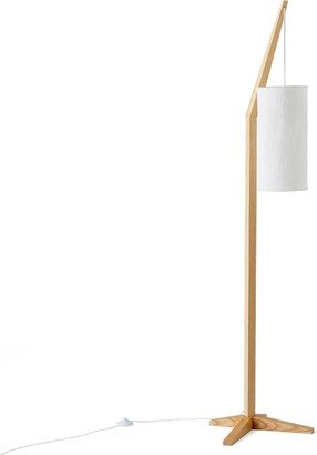 La Redoute Interieurs Setto Ash & Linen Floor Lamp