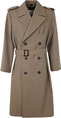 Double-Breasted Trench Coat-BC