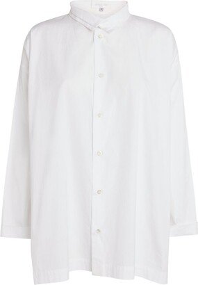 A-Line Stand-Collar Shirt