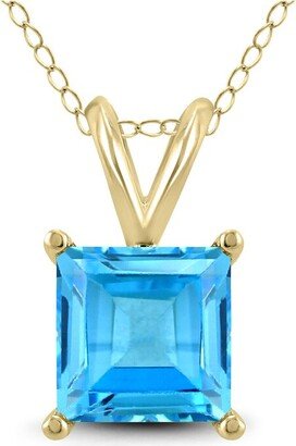 Gemstones 14K 1.00 Ct. Tw. Blue Topaz Necklace