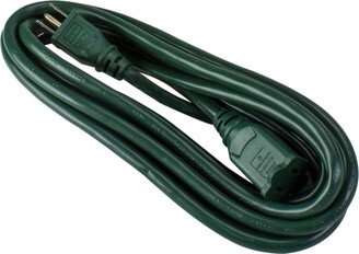 Northlight 12' 3-Prong Outdoor Commercial Extension Power Cord with Outlet Block