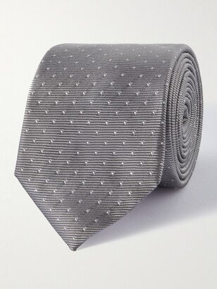 7cm Polka-Dot Silk-Faille Tie