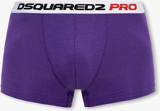 Boxers With Logo - Purple