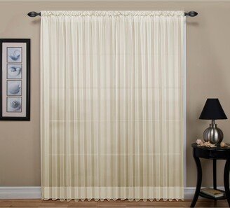 Tergaline Double Wide 2/Way Pocket Panel Curtain 108W x 84L