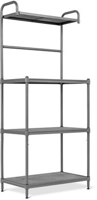 4-Tier Kitchen Storage Baker Microwave Oven Rack Shelves - 23.5 x 13.5 x 53.5