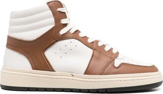 High-Top Leather Sneakers-AK