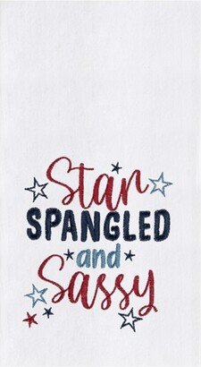 Star Spangled And Sassy 4th of July Kitchen Towel