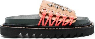 Studded Platform Sandals