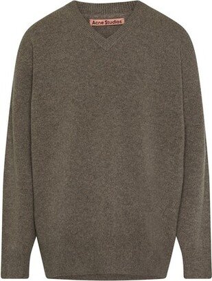 V neck jumper-AB