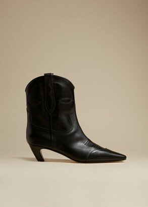 The Dallas Ankle Boot in Black Leather