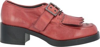 PAOLA FERRI Lace-up Shoes Brick Red