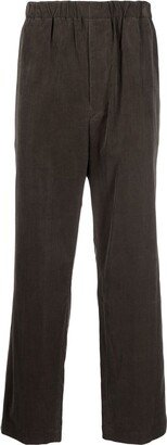 Cotton Straight-Leg Trousers