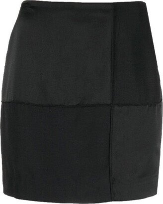 Róhe Panelled Straight Mini Skirt