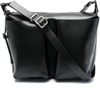 Pilot leather crossbody bag