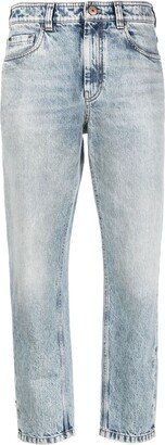 Acid Wash Boyfriend Jeans