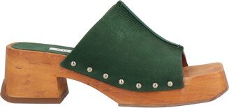 Mules & Clogs Emerald Green