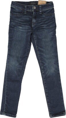 Logo Patch Straight Leg Jeans-CH