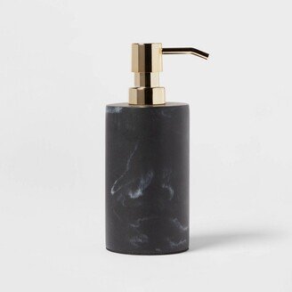 Marble Soap Pump Black