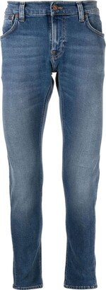 Blue Tight Terry Skinny Jeans