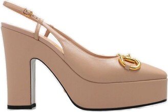 Square Toe Platform Pumps-AA