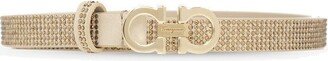 Embellished Logo Buckle Belt